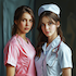 Nurses and schoolgirl uniforms